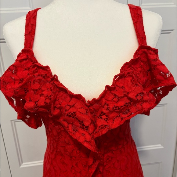 BCBG Lace High Low Dress - Picture 2 of 6